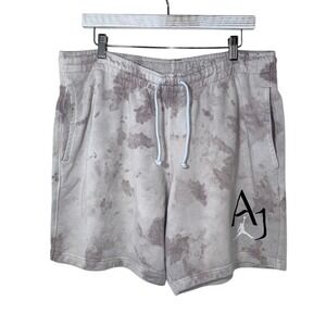 NIKE AIR JORDAN‎ MANS SPORTDNA SWEAT TIE DYE SHORTS LARGE